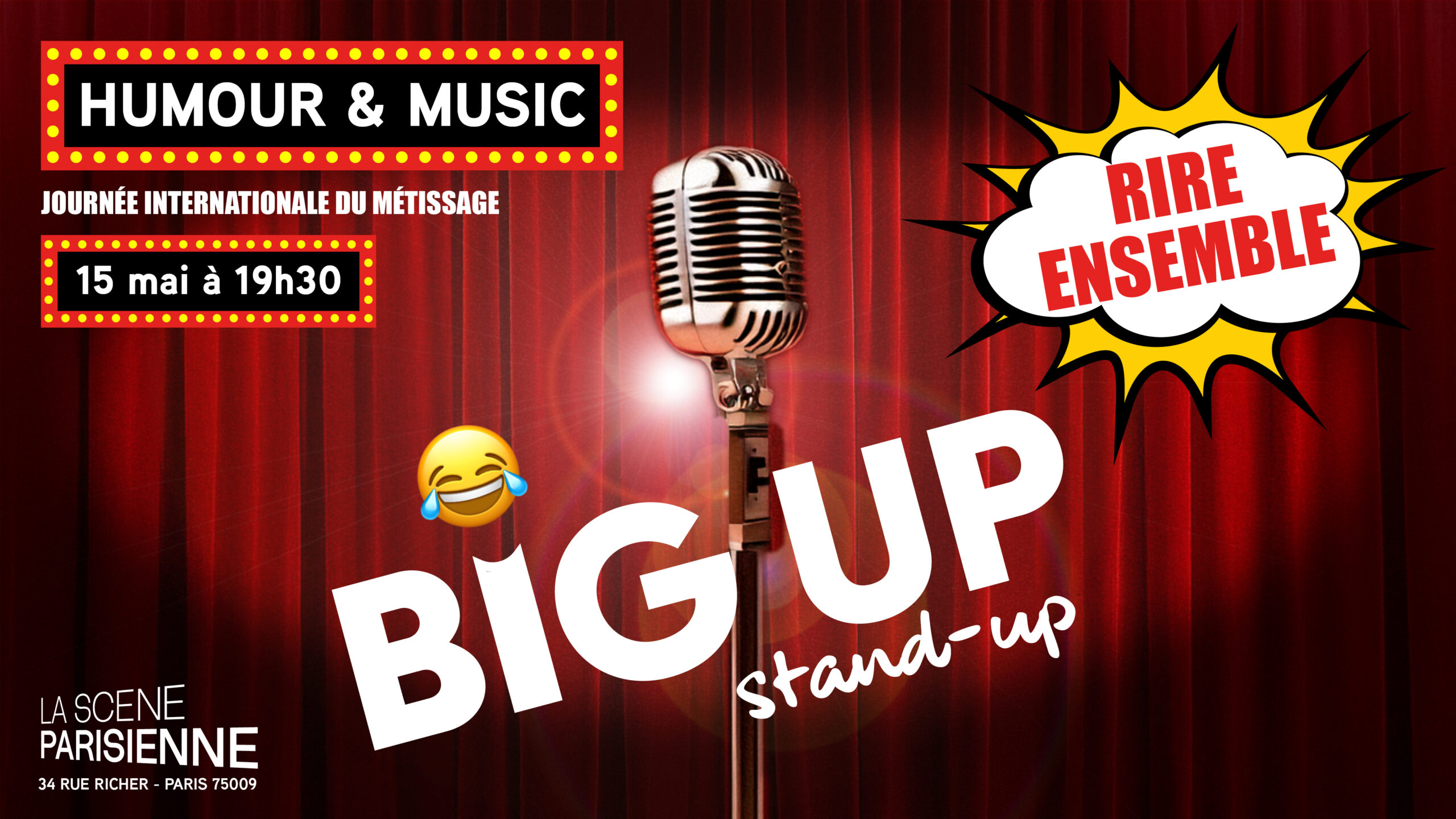 Big'up affiche - 16 mai - Horizontal