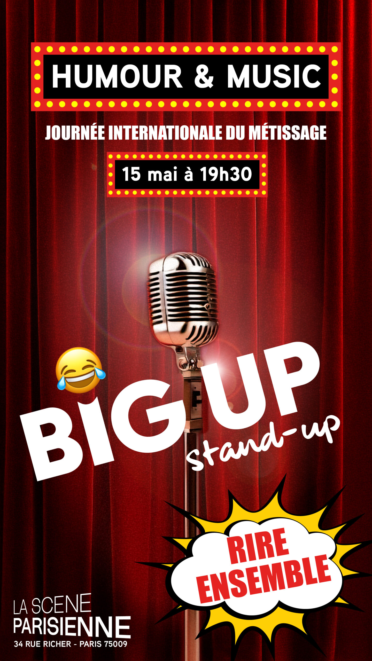 Big'up affiche - 16 mai - Vertical