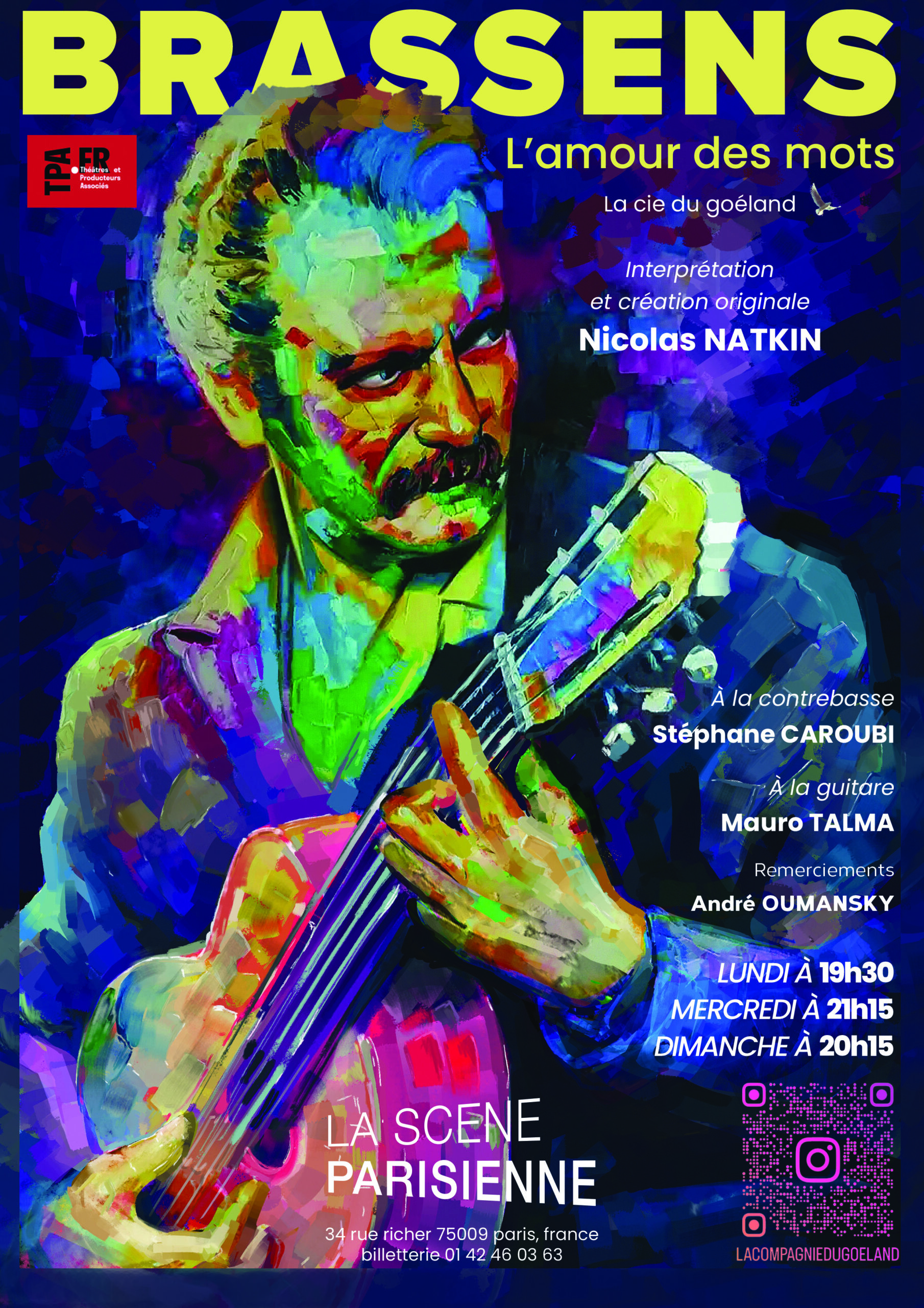 BRASSENS-Affiche