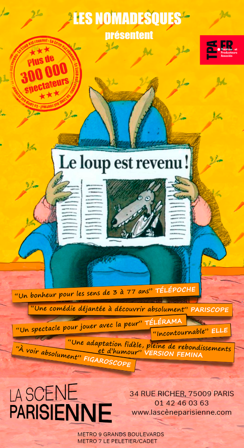 Visuel 500 - Le loup est revenu !