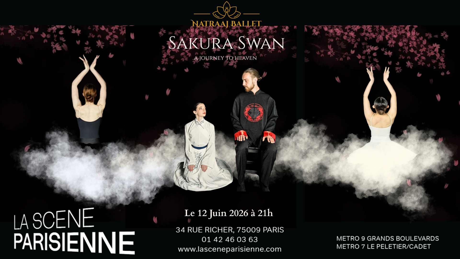 Sakura Swan - Natraaj Ballet - La scène parisienne - 12 juin 2026 horizontal