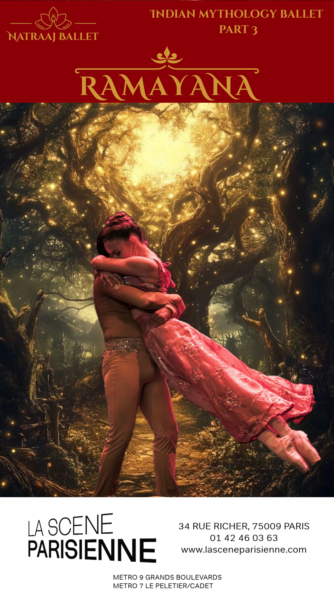 La scène Parisenne Poster Vertical Ramayana