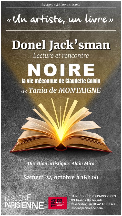 Donel Jacksman - Affiche un artiste un livre verticale